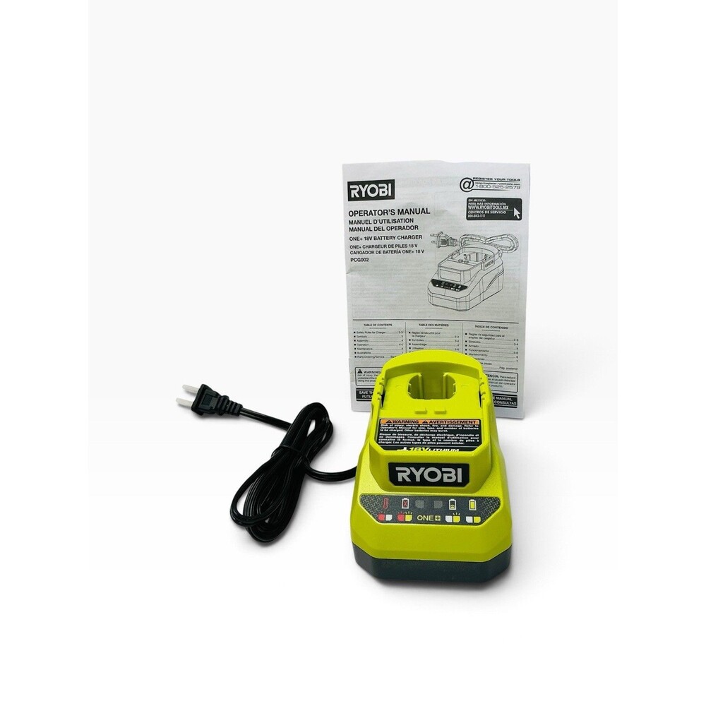 RYOBI PCG002 18V Volt ONE+ Lithium-Ion Battery Charger